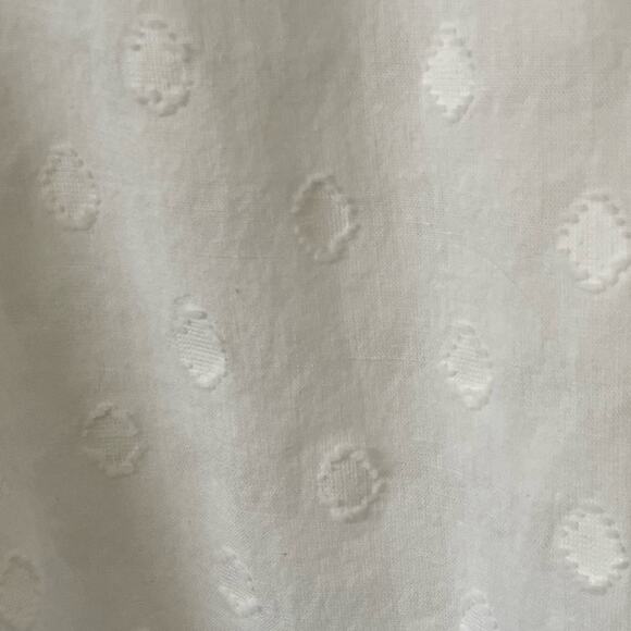 Bombay Paisley Blue White Embroidered Boho Tunic Dress Size Medium - Picture 5 of 7